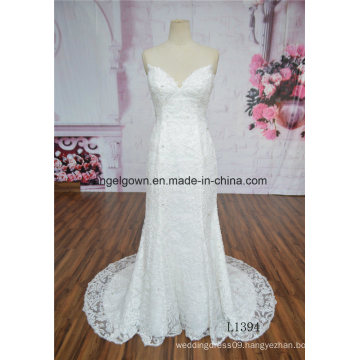 Strapless Women Mermaid Wedding Dress